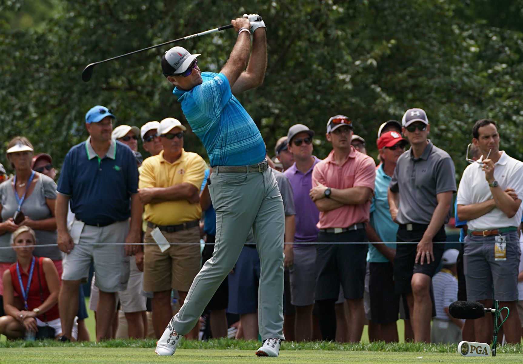 Opening round of the 100th PGA Championship at Bellerive Country Club